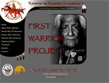 Tablet Screenshot of firstwarrior.com